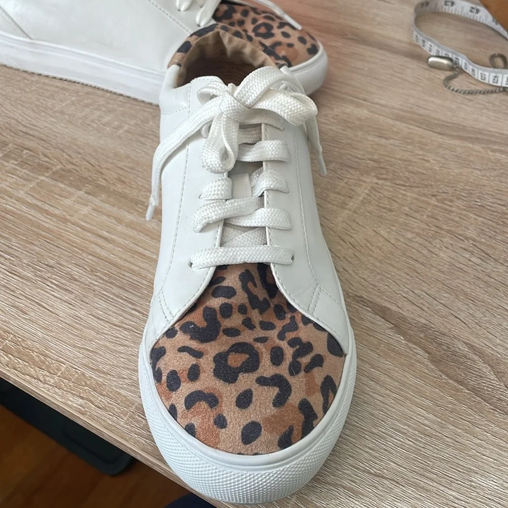 14th & union Cheetah print sneakers - Picture 3 of 7